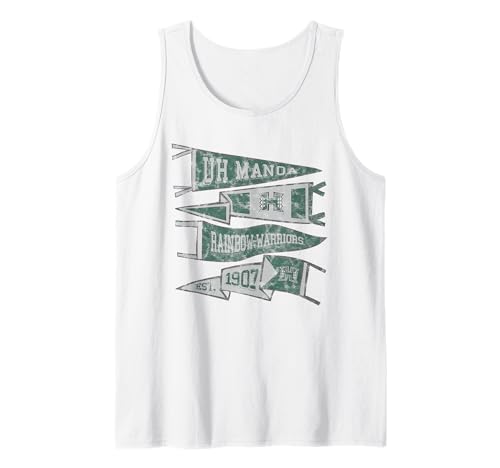 University of Hawaii Rainbow Warriors Distressed Pennants Tank Top