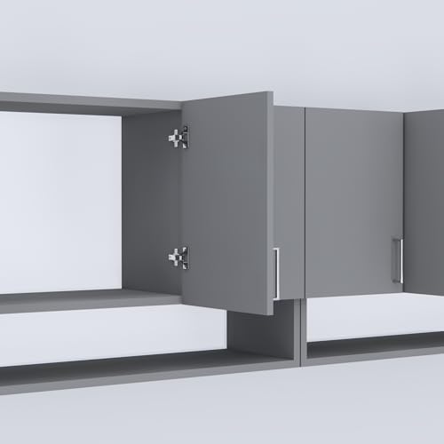 Image of SPECIALITY PANELS 6 Door Modular Wall Mounted Kitchen Cabinet with Organizer Shelf Space Saving Storage Unit Durable Engineered Wood Cupboard for Kitchen Living Room Utility Organizer Furniture