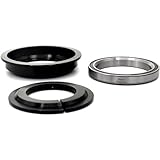 Telaio: 56 mm BLACKBEARING 56 MM CANOTTO 1-1/8, Serie STERZO Inferiore SEMINTEGRATA Telaio Unisex Adulto, Nero, Unica