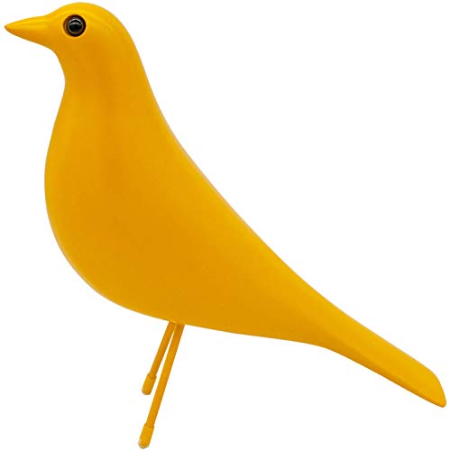Thribartlive Mid Century Sculpture House Bird - Office Decor Desk Dove Ornament Arts Gift Replica (Yellow) #TOP20