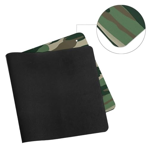 Alfombrilla de escritorio verde camuflaje grande antideslizante miniatura 7