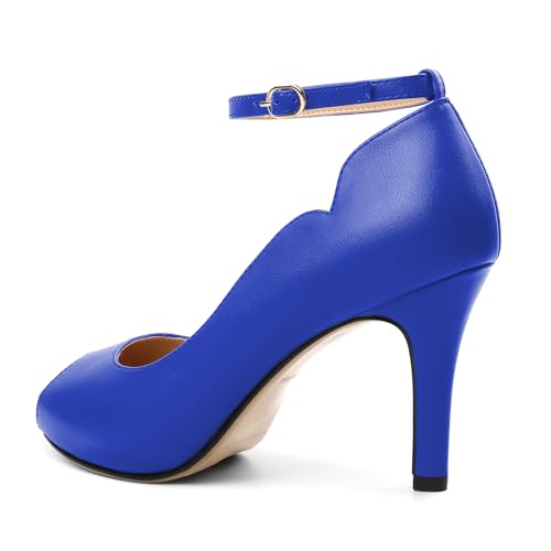 Image of AUMOTED High Heels Pumps Platforms Shoes for Party Daily 3.4 inch Dressy Pumps