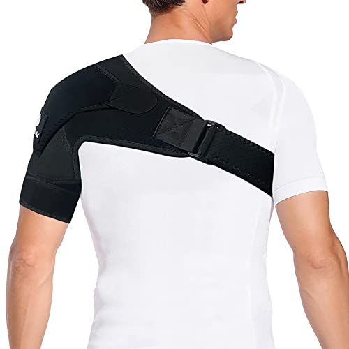 Nosidak Shoulder Brace - Shoulder Compression Sleeve Immobilizer & Support Wrap For Torn Rotator Cuff, Shoulder Pain, Dislocated Ac Joint, Tendonitis, Bursitis, Subluxation #TOP4