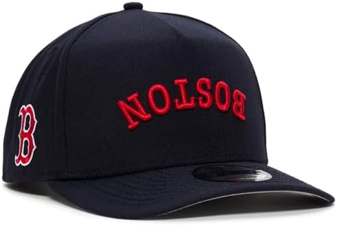 Shop New Era Boston Red Sox 9Forty Aframe Snapback Cap In Black - Fast