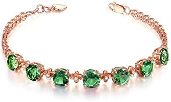 Lilingyu Four-Leaf Clover Jewellery SetWomen Titanium Steel Necklace Stud Earrings Bracelet Set Enamel Necklaces for Women Four-Leaf Clover Pendant Necklace
