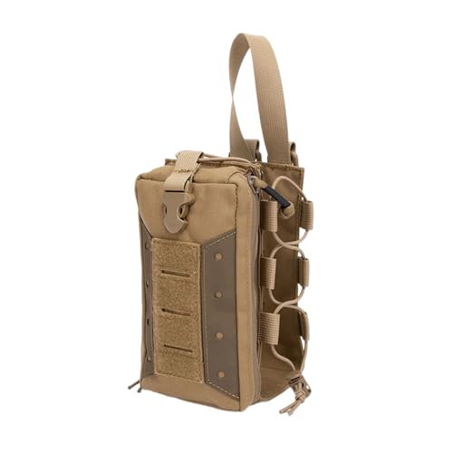 Uqezagpa Bolsa de nailon con correa lateral ajustable, hebilla de desmontaje rápido, deportes al aire libre, senderismo, camping, accesorios para botella de agua