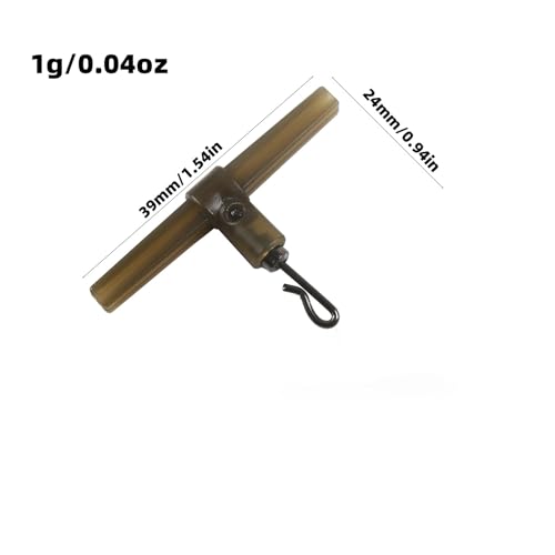 20 accesorios anti-enredos para pesca de carpa miniatura 2