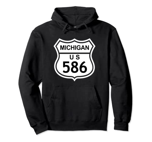 Code régional 586 Michigan - Cadeau pour la maison Sweat à Capuche
