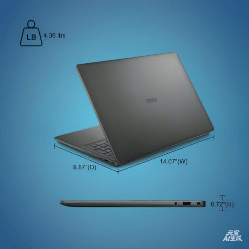 Image of Dell 16 Laptop 16 inch WUXGA Touchscreen AMD 8-core Ryzen 7 250 16GB RAM 1TB SSD Backlit ExpressCharge Wi-Fi6 for Creator Designer Business Professional Work Win11