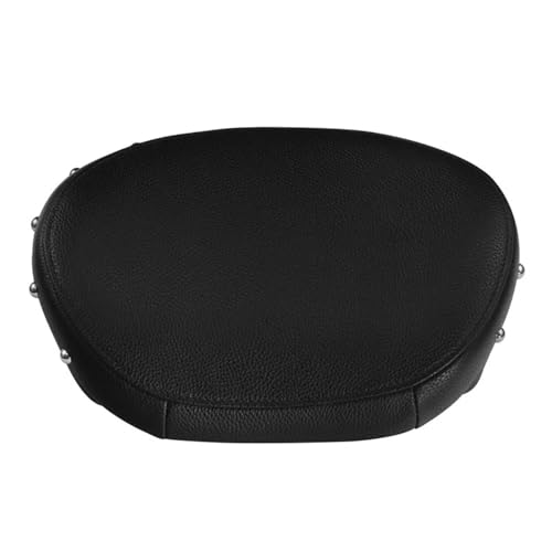 Sitzbank Motorrad-Rückenlehne für Beifahrer, Sissy Bar-Pad, passend für Indian Chief Classic, Dark Horse Chief Classic Sattel(Black)