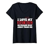 Photo Gallery donna love my wife protective affectionate apparel maglietta con collo a v Photo Gallery donna love my wife protective affectionate apparel maglietta con collo a v