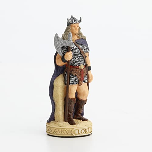 Figurilla Loki Dios Nórdico de 3 3/8 pulgadas miniatura 3