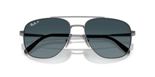 Image of Ray-Ban Unisex Rb8097 William Titanium Square Sunglasses