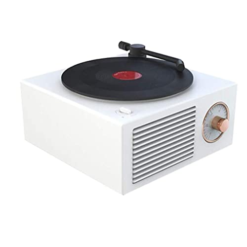 TAISK Subwoofer portátil Retro para Interiores y Exteriores, Reproductor de música, Altavoz inalámbrico Bluetooth, Altavoz Retro portátil