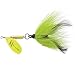 Mepp's Musky Killer Dressed Fishing Lure, 3/4-Ounce, Hot Chartreuse/Chartreuse Tail