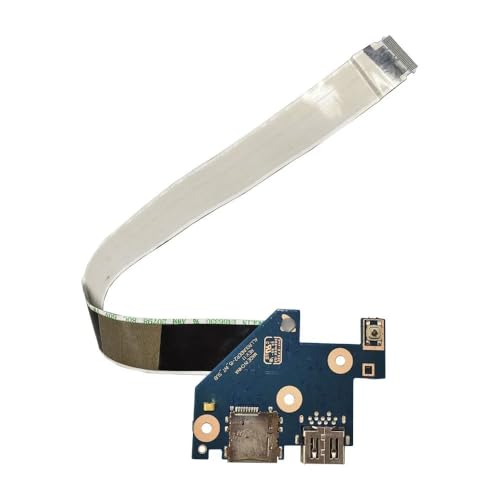 Botón de encendido para portátil NP550XCJ con puerto USB y cable flexible de transmisión