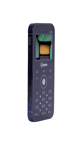 Image of Snexian All-New Rock 15 Slim Design Dual Sim |Keypad Mobile| with 2.4 inch Display |Support 15Pro Case|Music Light|Glass Back Panel|BT Dialer|Voice Changer|Long Lasting Battery|Camera|Feature Phone| Blue