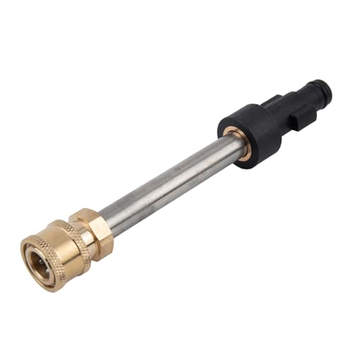 FACAIIO Adaptateur de pression en laiton pour nettoyeur de voiture 6,35 mm rapide pour connecter, convertisseur de lavage de voiture 3600 PSI pour buse de pulvérisation et mousse