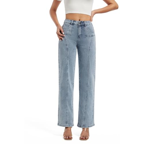 Women's High Waisted Jeans Skinny Stretchy Soft Slim Fit Comfort with Flex Classic Jeggings Denim Pants2