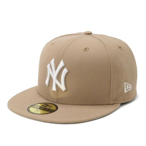 ニューエラ newera キャップ 59FIFTY 14561991 M01-MCTNY MLB ニューヨーク・ヤンキース NYキャメル・別注 ベージュ ONSPOTZ別注 メンズ レディース 帽子 ゴキュウフィフティー 5950 ストレート フラットバイザー男女兼用ユニセックス 夏用日除けUVケア かっこいい髪型アレンジ 種類のサムネイル