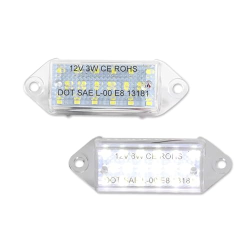 Luz de matrícula para Mitsubishi Lancer EVO VIII X con luces LED blancas xenón