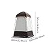 rockible Privacy Tent Dressing Changing Room Lightweight Waterproof Easy Setup Built in Hook Shelter Camping Toilet Stall Shower Tent, Coffee