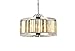 Elegant Lighting 1233 Chelsea Collection Chandelier 28" x15.5 Royal Cut Golden Teak (Smoky) Crystals 8 Light, Polished Nickel Finish