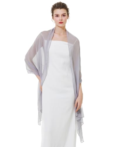 BEAUTELICATE Sheer Shawl for Evening Dresses Sparkling Shawls Bridal Shawl Lightweight2