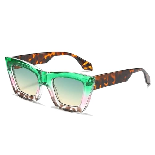 Lunettes de soleil œil de chat vintage UV400 verres dégradés pour femme homme