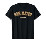 Varsity style San Mateo California CA letter graphic on San Mateo apparel for San Mateo men, San Mateo women and San Mateo boys and girls in college style. San Mateo college style souvenirs, clothing, clothing and apparel for the hometown of San Mate...