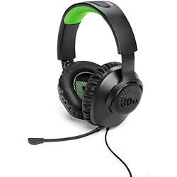 Auriculares Gamer Jbl Quantum 200 JBL Quantum 100X Auriculares para gaming con diadema, con micrófono de brazo desmontable, apropiados para Playstation y compatibles con otras consolas, en negro y verde