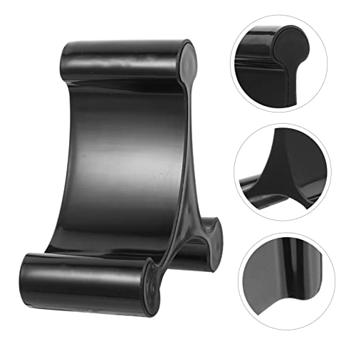 Ukcoco 4Pcs Triangle Mobile Phone Holder Smartphon Telephone Stand For Office Desk Desktop Stand Triangular Phone Bracket Tablet Stand Cute Cellphone Holder Tabletop Phone Rack Pp Black #TOP2