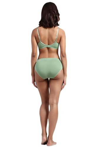 Image of Van Heusen Women's Everyday Cotton Bra|Medium Coverage|Non Padded|Non Wired|Seamless Moulded Cups|Anti Bacterial Tech| Keeps you Fresh|Sweat Absorbent|No Slip Soft Straps|Detachable Straps|Style 11001