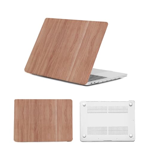 HLAAJJX Custodia Protettiva Cover per Macbook Pro 13 pollici Retina,Versione 2012-2015 A1425 A1502,Case Cover Rigida in Plastica Ultrasottile per Macbook Pro 13,3',Venature del Legno