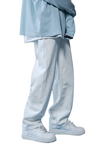 ORANDESIGNE Herren Jeans Regular Fit Straight Leg Basic Style Stretch Denim...