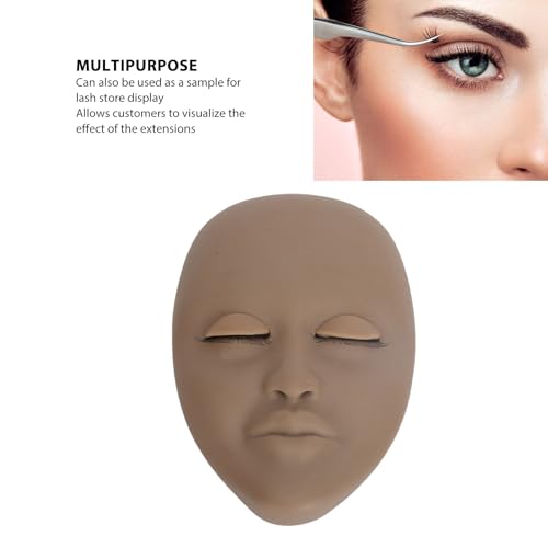 Lash Manequim Rosto Prática Treinamento Olhos para Beleza Cílios Extensão Enxertos Kit Pares Adesivo