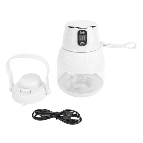 Portable Blender Cup, Cordless Multifunctional Juicer Blender Mini Blender Portable Blender For Shakes and Smoothies (White)