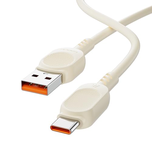 toocki Cable USB A USB C 1 Metro, 7 A Cable USB C Carga Rapida Compatible con Huawei, xiaomi, Samsung Galaxy S10 S9 S8 Plus, Note 9 8, A11 A20 A51, LG G6 G7 V30 V35, Moto Z2 Z3, Beige