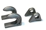 bestehend aus 2 x Koppelhaken geschmiedet, 2 x Verriegelung geschmiedet
