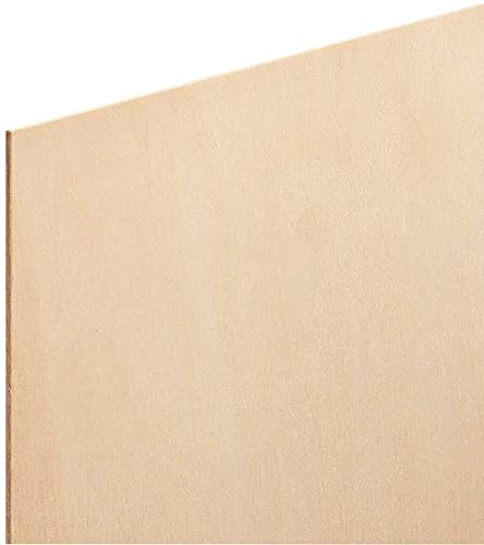 3MM 1/8" x 12" x 20" Baltic Birch Plywood - B/BB Grade (6pk) Ready for Glowforge Laser Printers - Perfect for Arts and Crafts, School Projects and DIY Projects