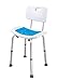 Medokare Padded Shower Seat for Seniors with Handles and Tote Bag, Bath Chair for Elderly, Handicap Tub Seat (White)