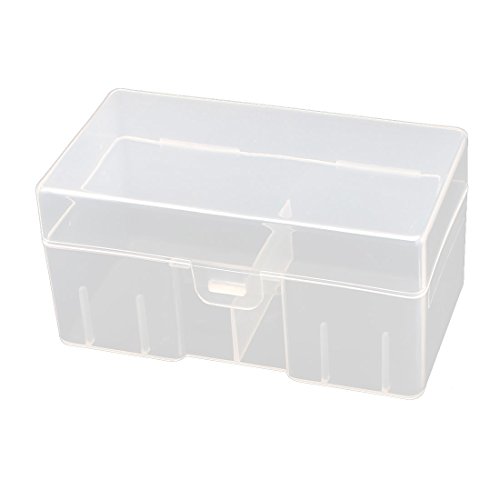 uxcell Hard Plastic Case Holder Storage Box Container for 12 x 9V Battery