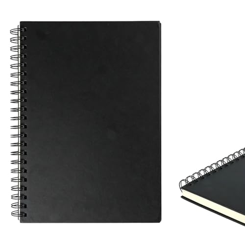 Image of A4 Sketch Books, A4 Sketch Pads, 160gsm Drawing Pads, Spiral Bound Art Sketches Paper with Hard Back Cover, 120 Pages Acid Free Drawing Paper Sketchbook