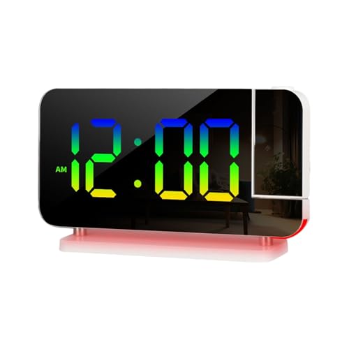 Reloj despertador digital genérico – Rotación de 180 grados – Proyección de techo LED para dormitorio, sala de estar, cocina y oficina
