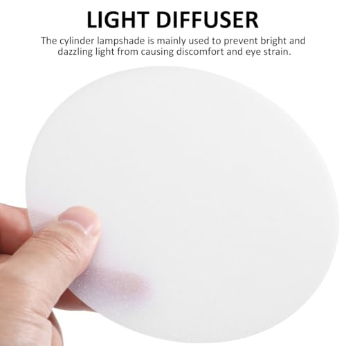 Image of Hemobllo Ceiling Light Diffuser Covers - 6 Pcs 5 Inch Anti-Glare LED Downlight Diffuser Plastic Spotlight Diffuser Covers DIY Lighting Accessories for Ceiling Light LED Downlight Spotlight