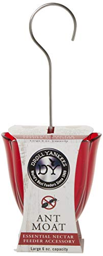 Droll Yankees Ant Moat 3/4 Cup Ant Deterrent For Hummingbird Feeders, Red #TOP2