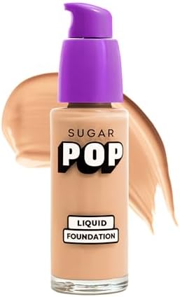 SUGAR POP Liquid Foundation | Super Matte Foundation For Women | Water-Resistant | Lasts 10 Hrs | 30 ml - 04 Peanut