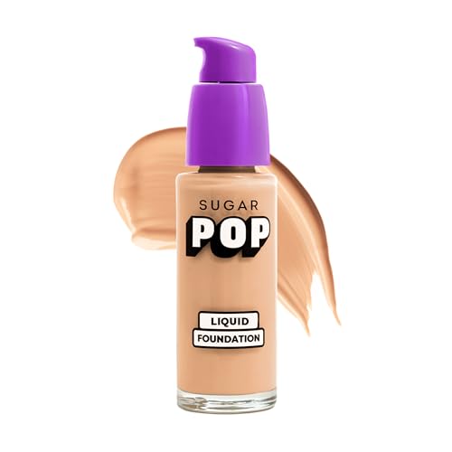 SUGAR POP Liquid Foundation | Lightweight | Full Coverage | Water-resistant | Super-matte - 30ml | 04 Peanut