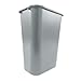 Rubbermaid Commercial Products Commercial 10.25 gal Rectangular Soft Molded Plastic Trash Can - Grey
