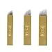 EZTAT2 50Pcs PCD Microblading Needles for Permanent Makeup Supplies Manual Eyebrow Blades Mixed 12 14 17 Pin